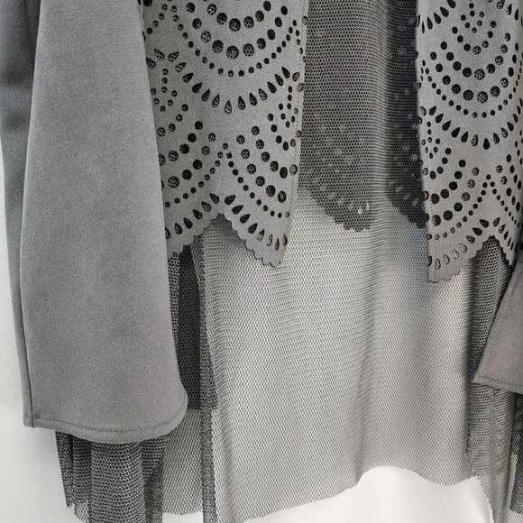 Kifayet sleeveless open front cardigan, Large - Picture 6 of 6